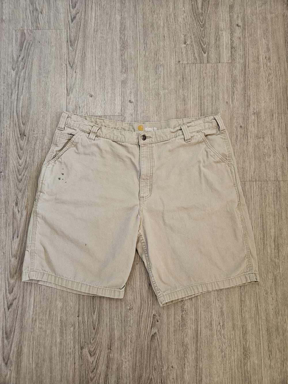 Carhartt Men’s 42w Canvas Relaxed Shorts - Light Khaki